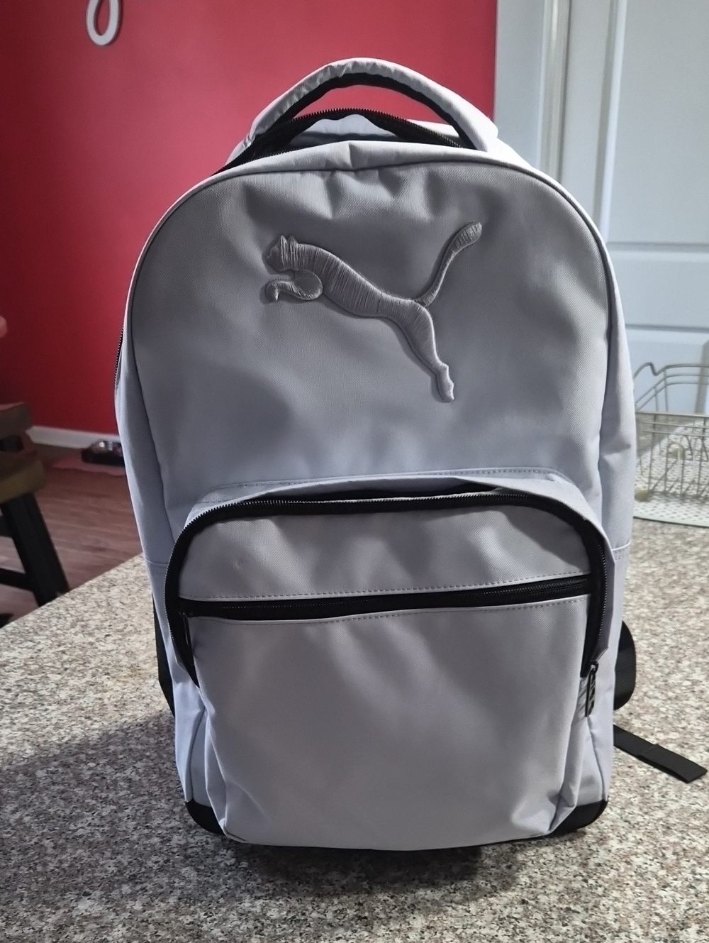 Puma Light Purple Backpack with Black Accents